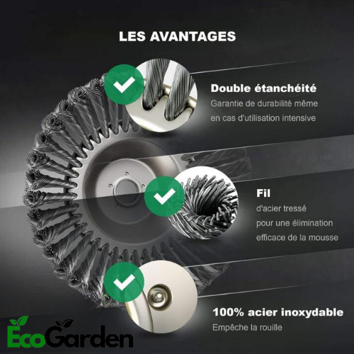 Tête de Débroussailleuse Coupe Bordures Universelle G60 PRO - Kit Complet