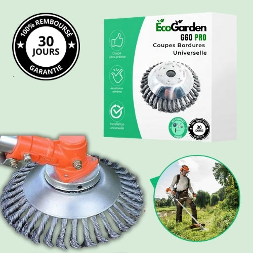Tête de Débroussailleuse Coupe Bordures Universelle G60 PRO - Kit Complet